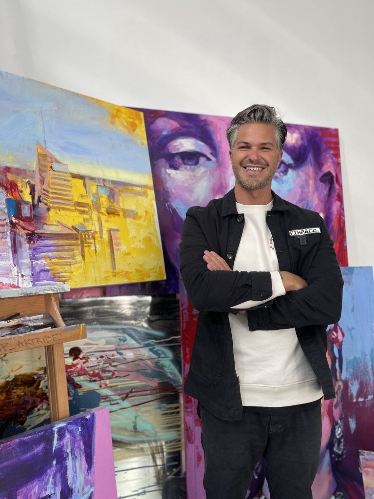 El artista Javier Pe&ntilde;a