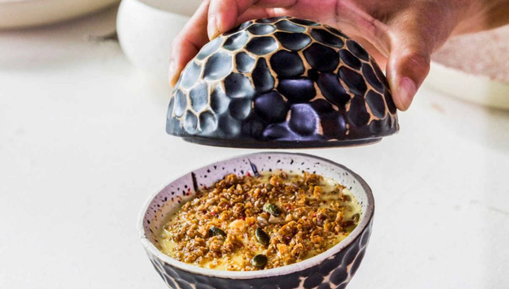 Plato de arroz, restaurante Aarde