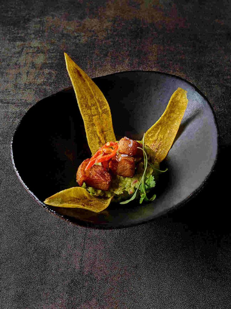 Plato del restaurante Abya