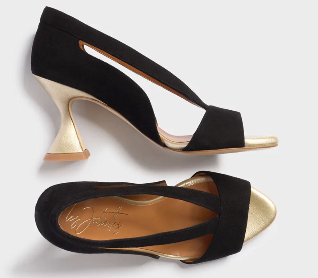 Zapato metalizado