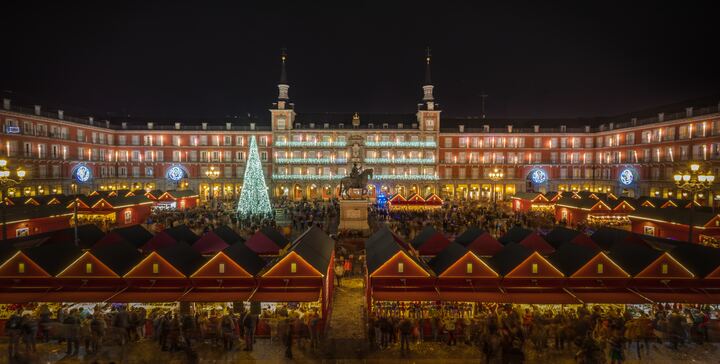 Plaza Mayor de Madrid de navidad