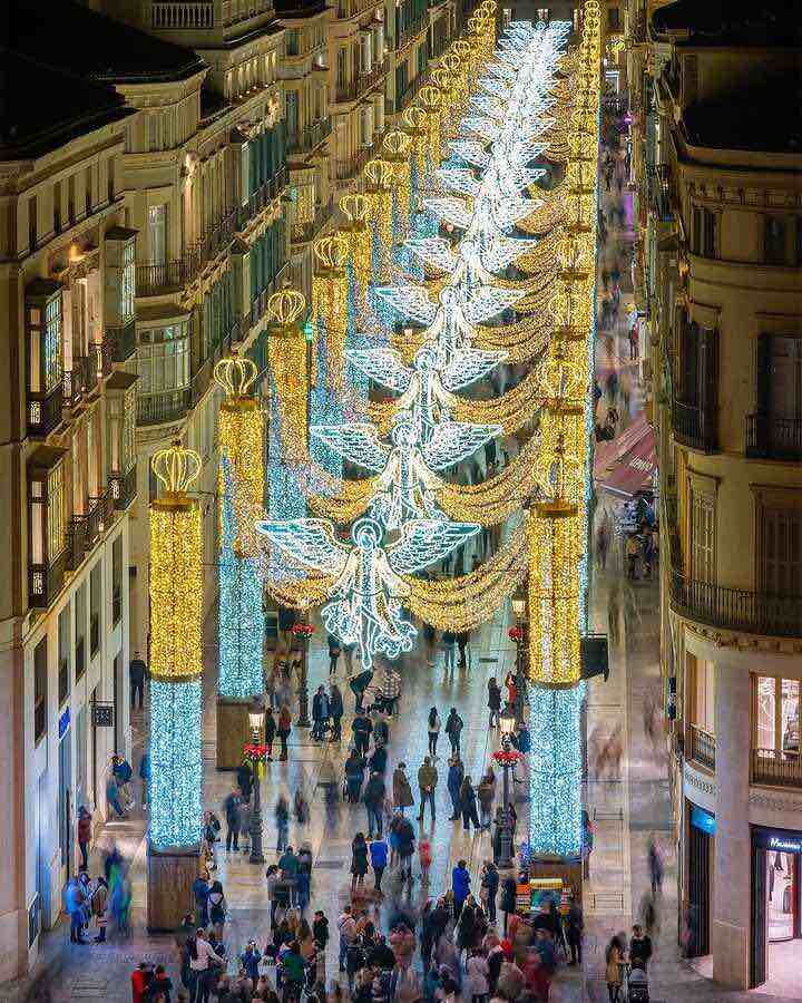 M&aacute;laga Luces navidad