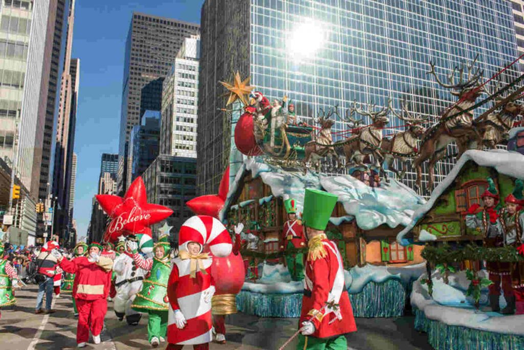 Desfile de acci&oacute;n de gracias, Macy's, Thanksgiving