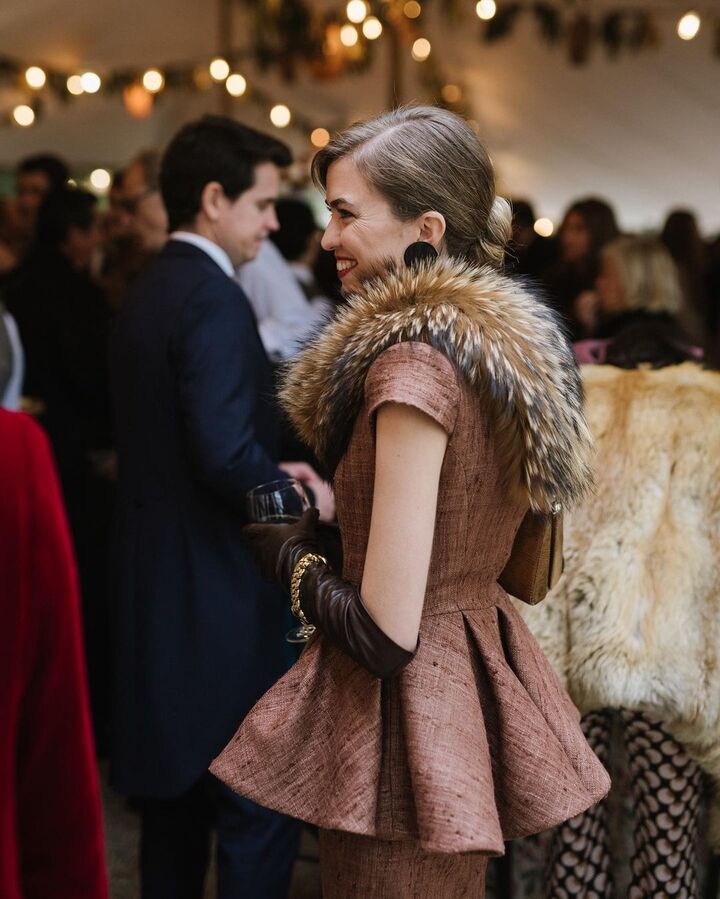 Invitada boda invierno