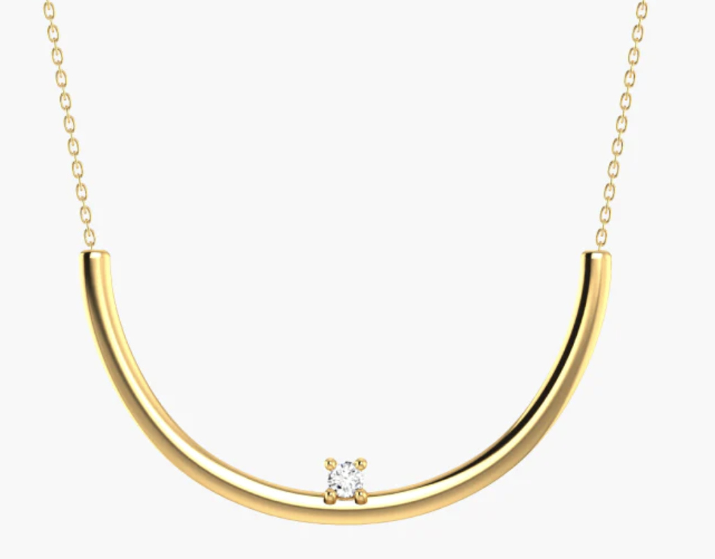 Collar diamantes