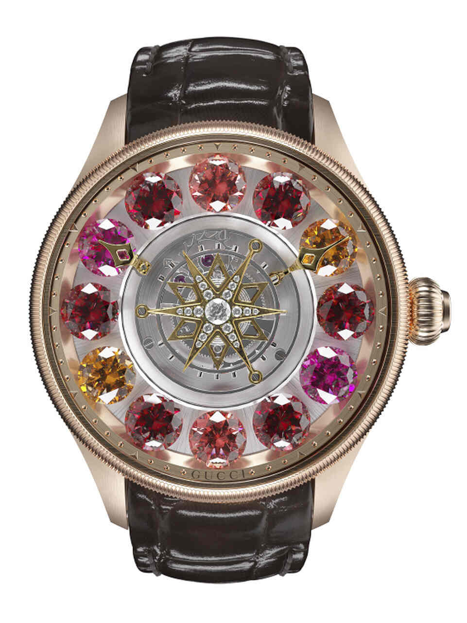 Dancing Hours Flying Tourbillon, GGC. 1976. DS, Gucci