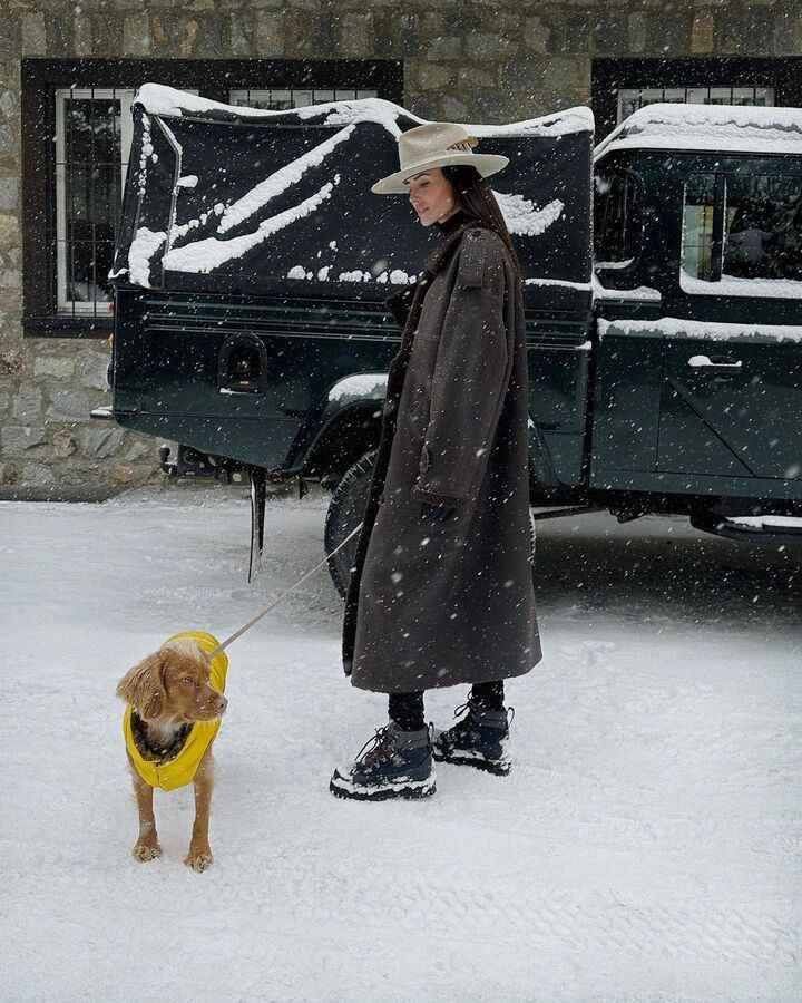 Álex Rivière en la nieve