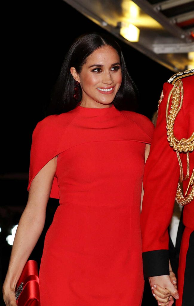 Meghan Markle vestido rojo