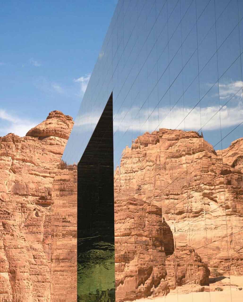 Maraya Concert Hall, Arquitectura, Espejos, Desierto