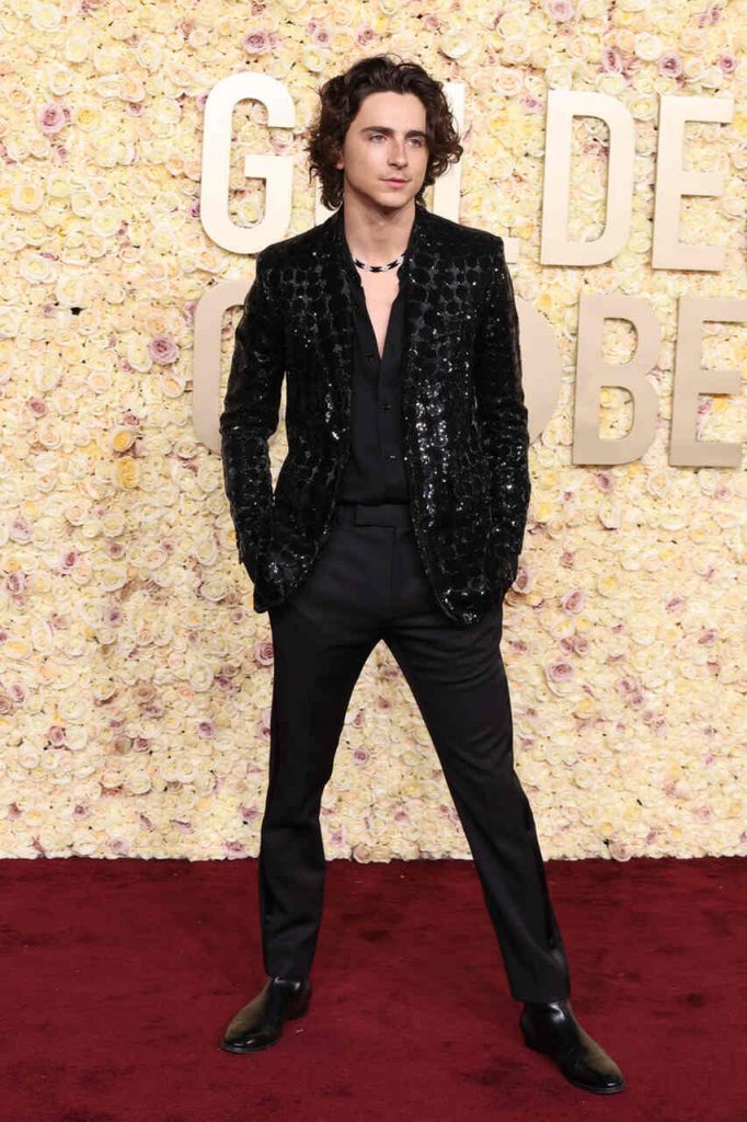 Timothee Chalamet Globos de Oro 2024