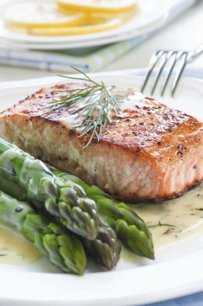 Salmón a la plancha