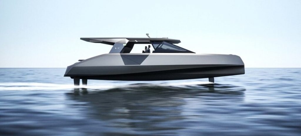 Lateral mar, Yate eléctrico, The Open