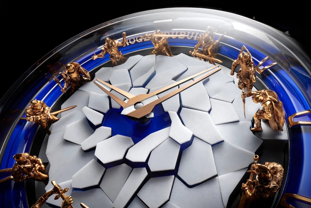 Roger Dubuis, reloj, Knights Of The Round Table Titanium Damascus