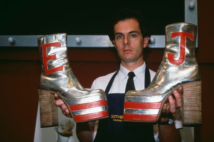 Subasta botas Elton John