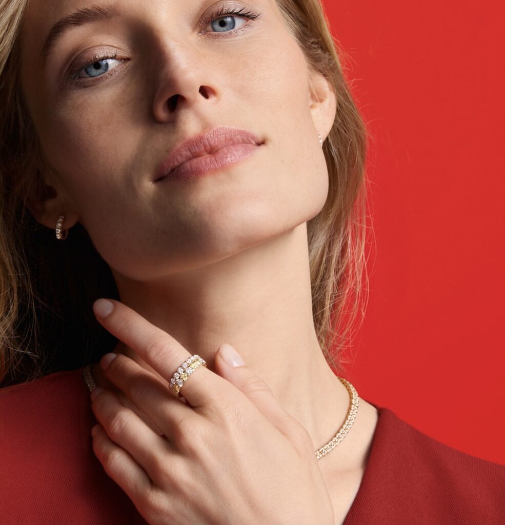 Collar diamantes