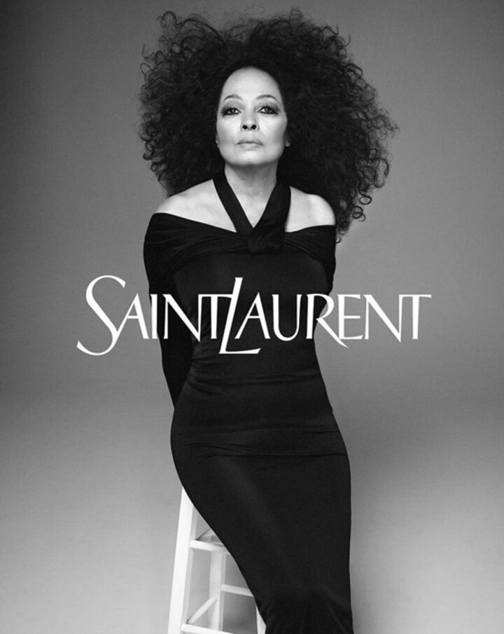 Diana Ross campaña Saint Laurent