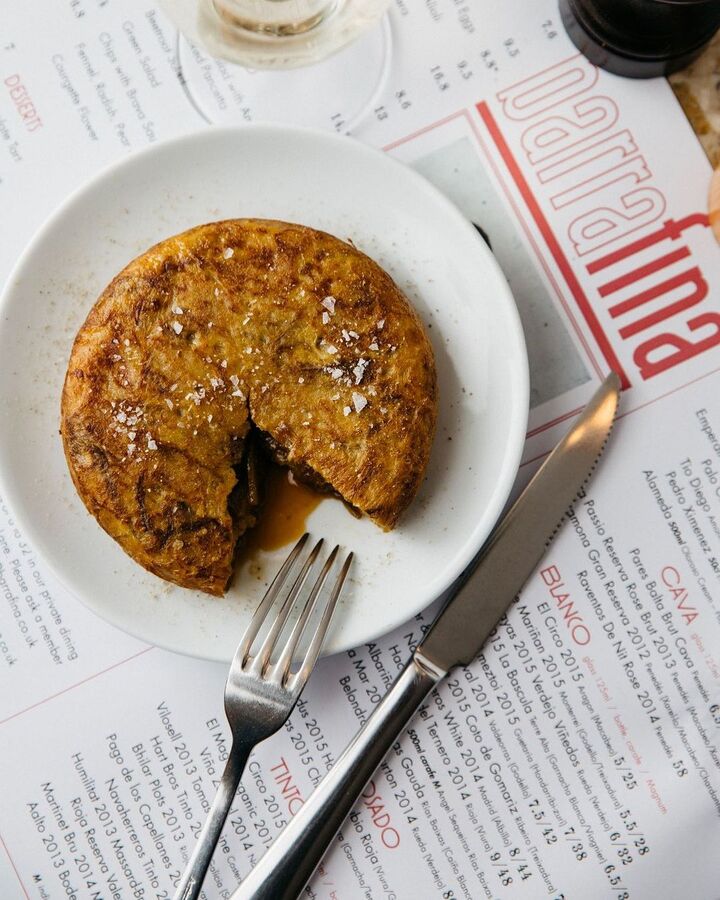 Tortilla de patata, restaurante espa&ntilde;ol, Londres, Barrafina