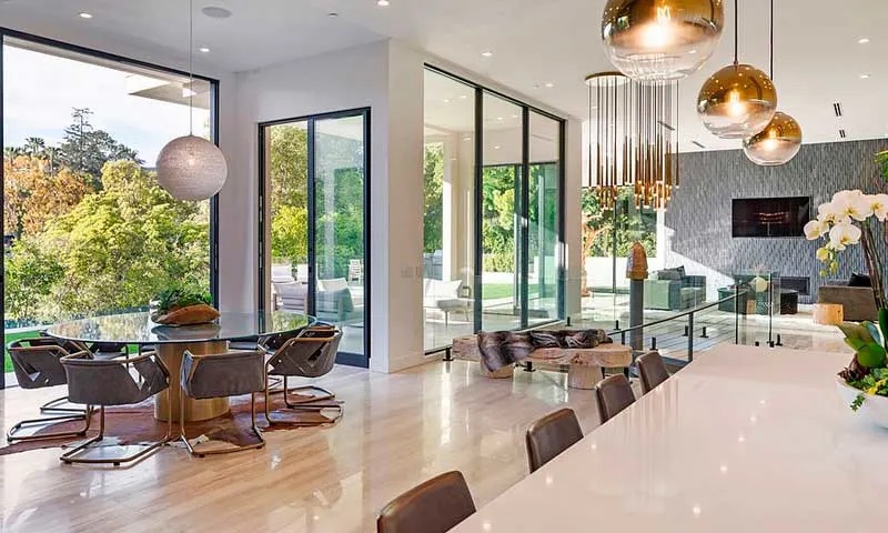Sala de estar Brooklyn Beckham, mansi&oacute;n 