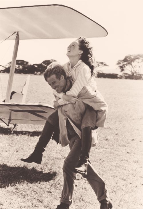 Robert Redford, Meryl Streep, Memorias de África, películas románticas, avión