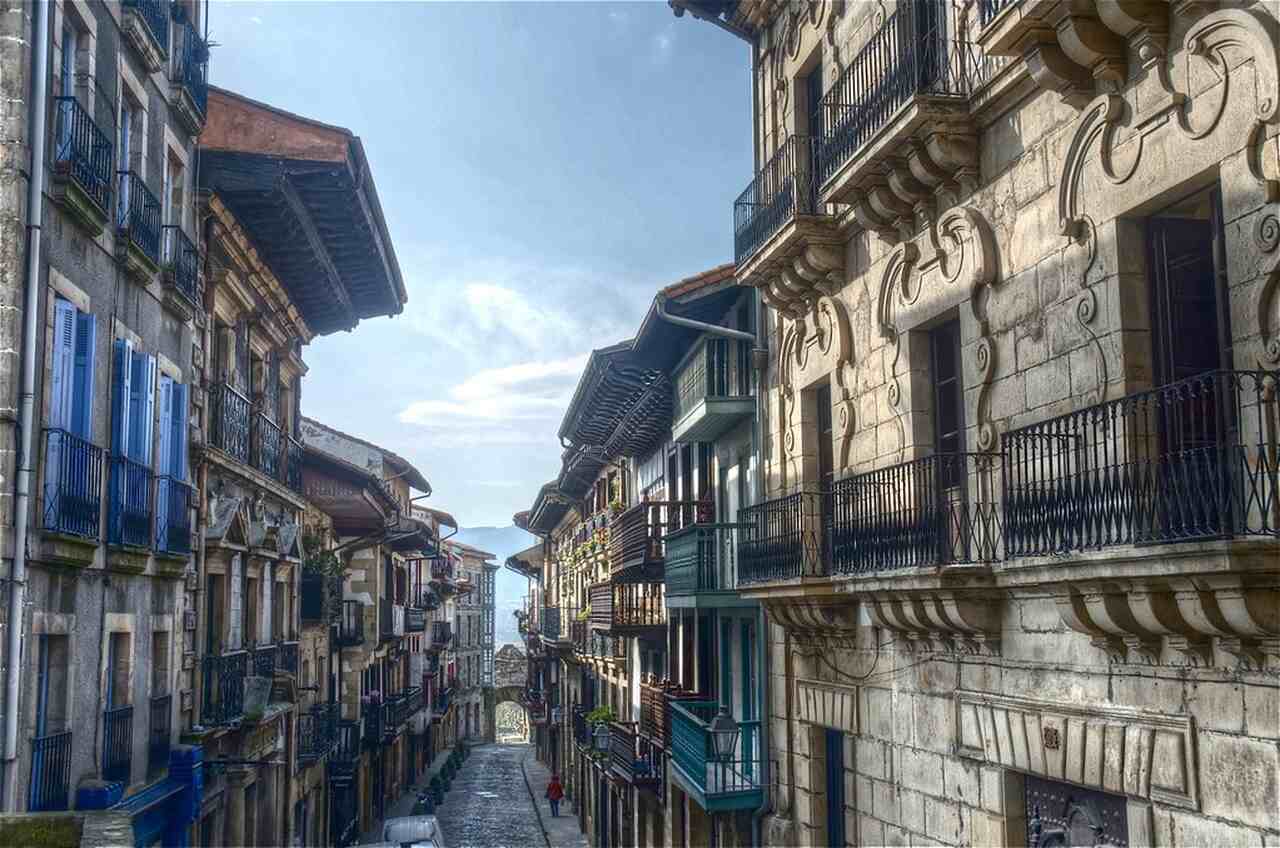 Calle Mayor, Hondarribia, Calles más bonitas, arquitectura