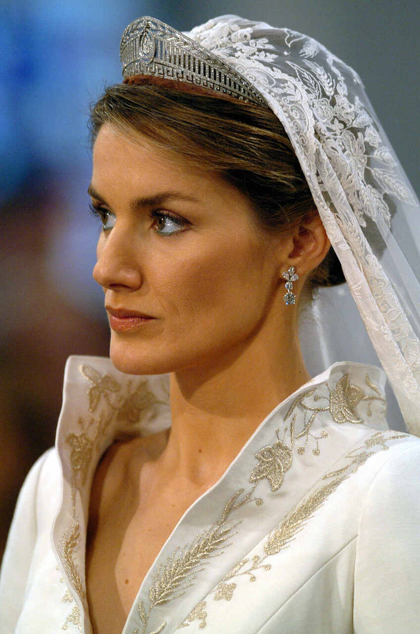 Reina Letizia, Diadema prusiana, joyas, joyas realeza