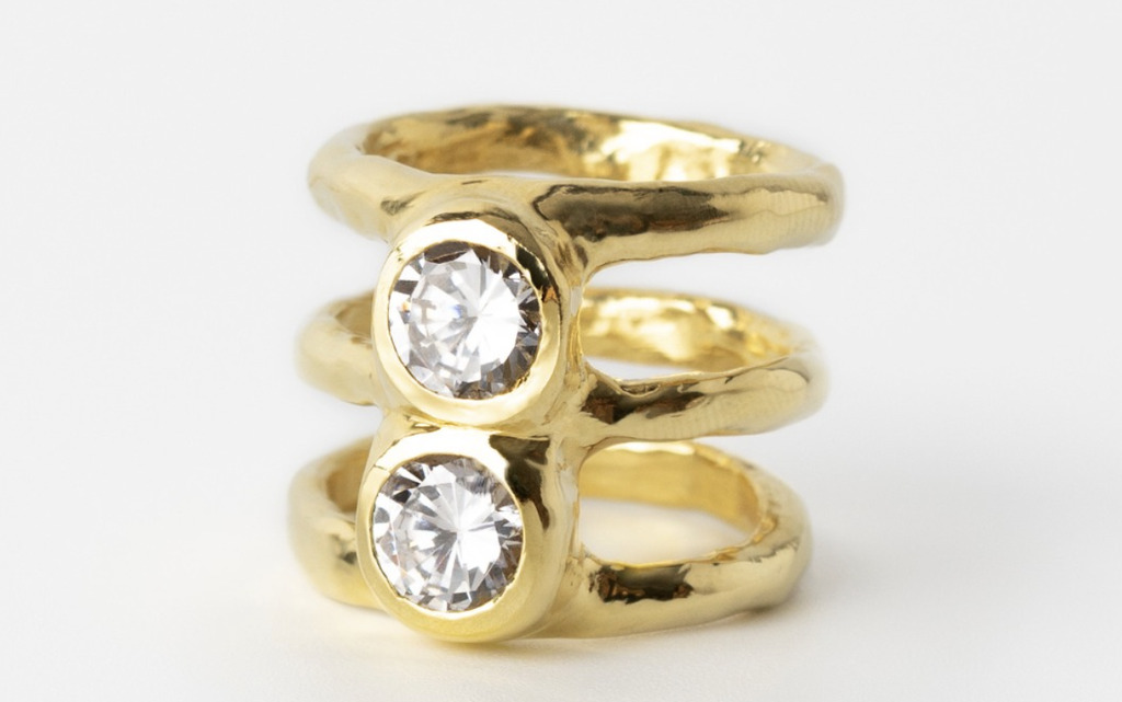 Anillo diamantes