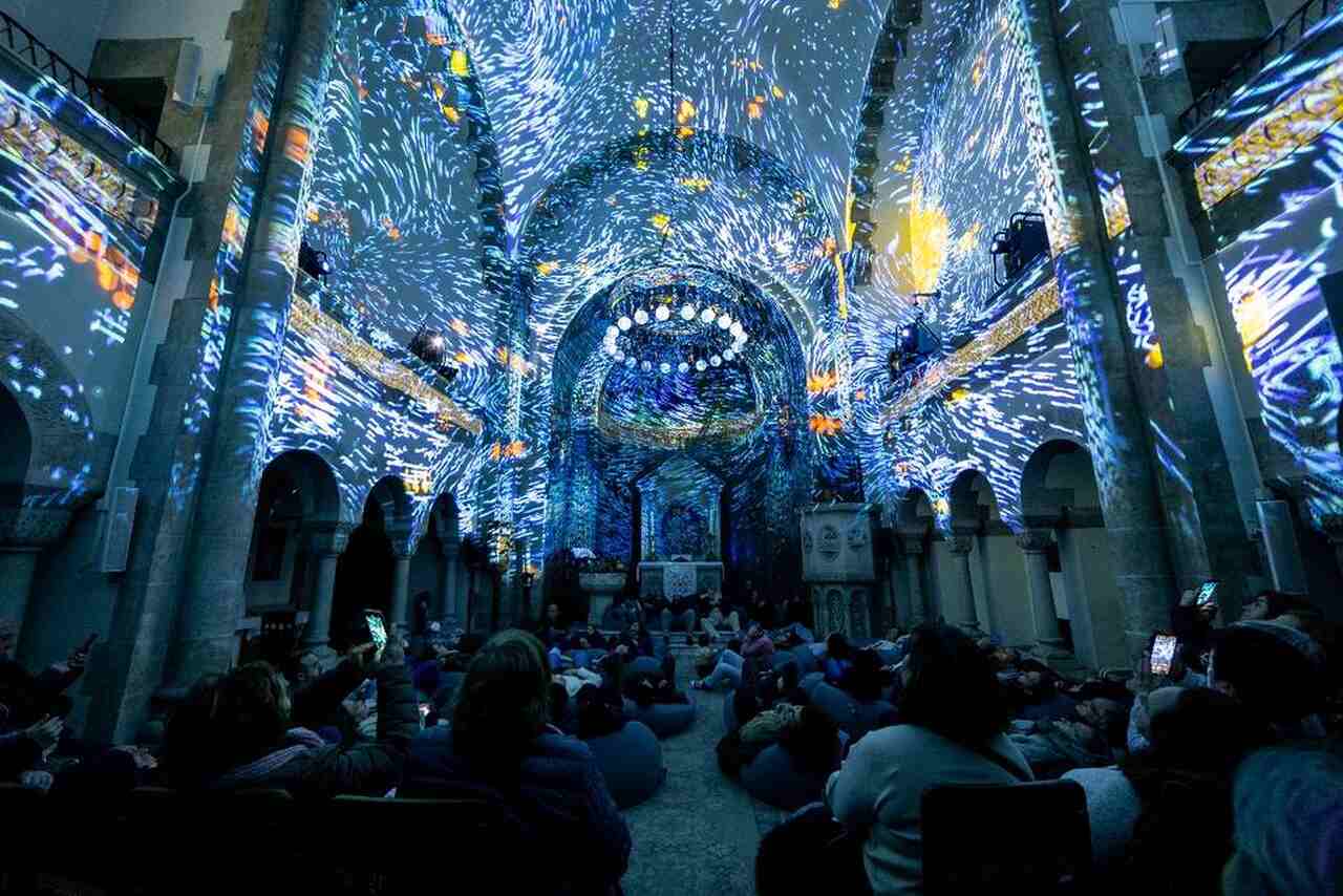 Espect&aacute;culo de luz, G&eacute;nesis, Madrid
