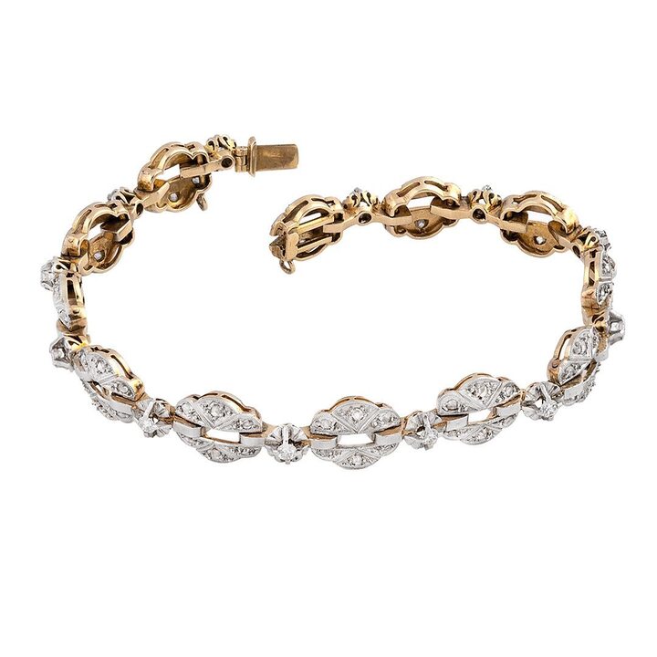 Pulsera Art Dec&oacute; de Pilar de la Vega