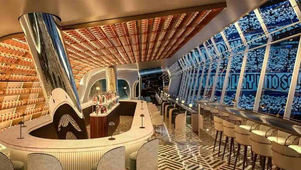 Barra Palco VIP Bernab&eacute;u