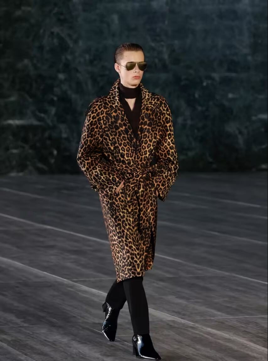 Mob wife, tendencias, moda, Saint Laurent, animal print