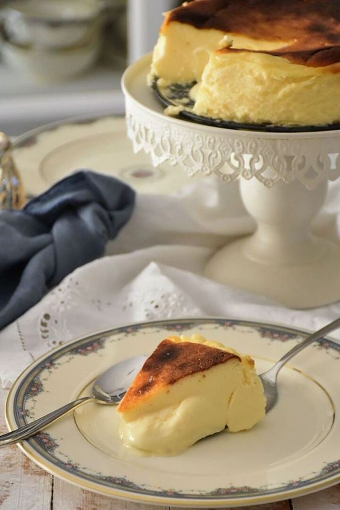 Tarta de queso con pala