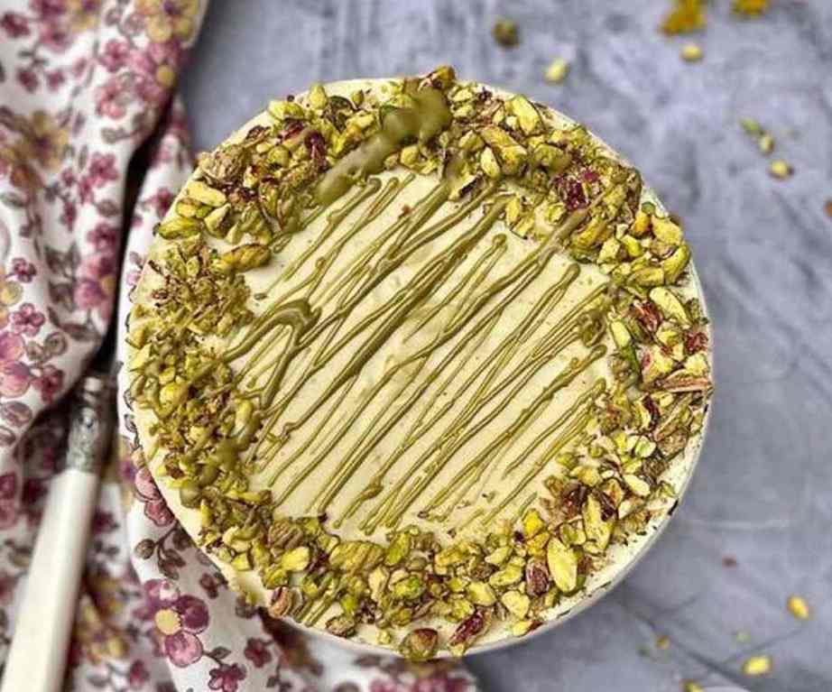 Tarta de queso, Pistacho