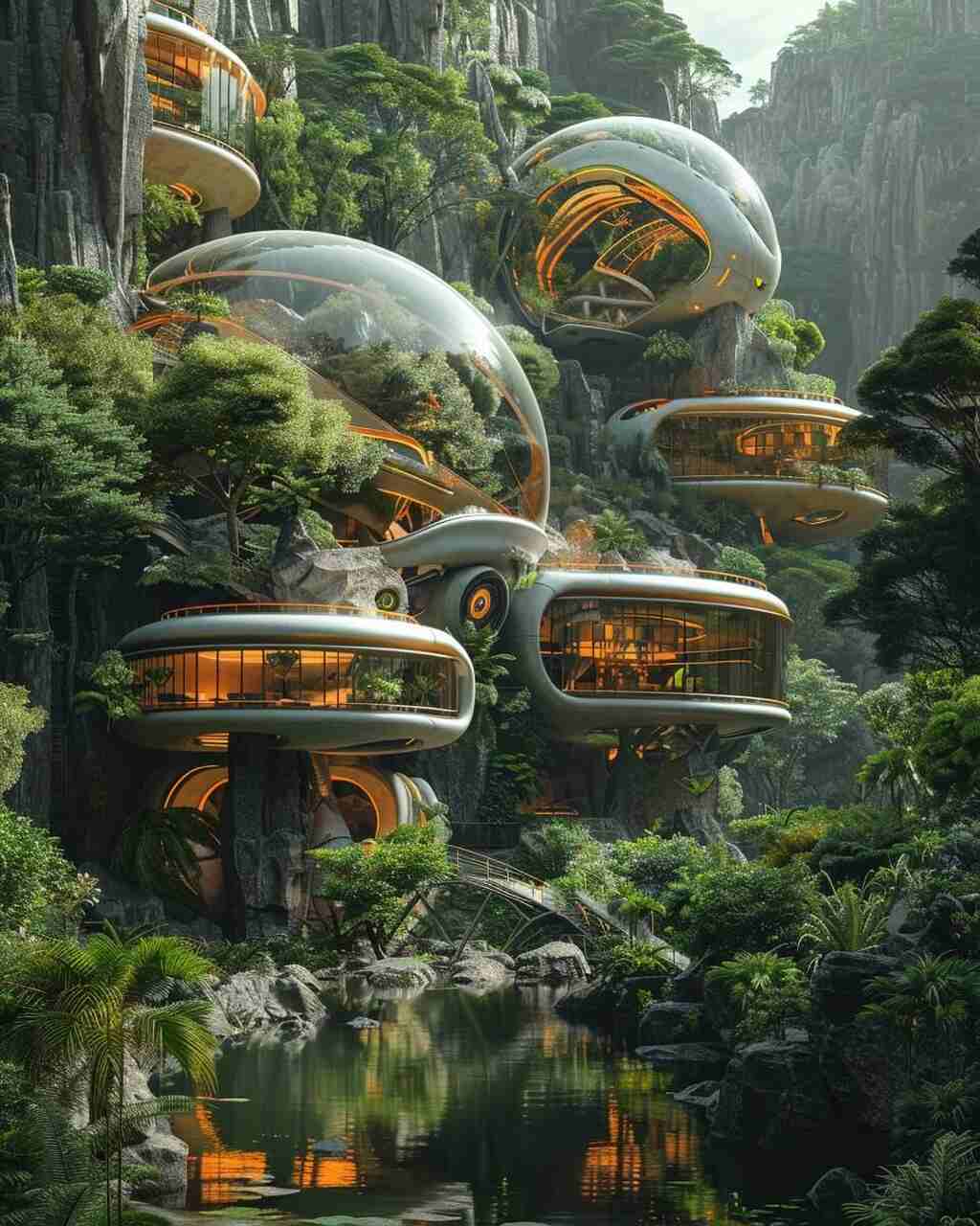 indonesia arquitectura casas burbuja