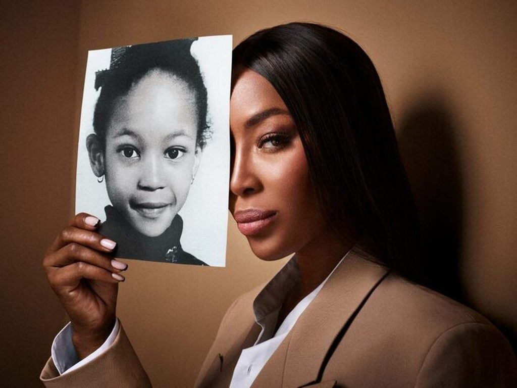 Naomi Campbell foto de ni&ntilde;a