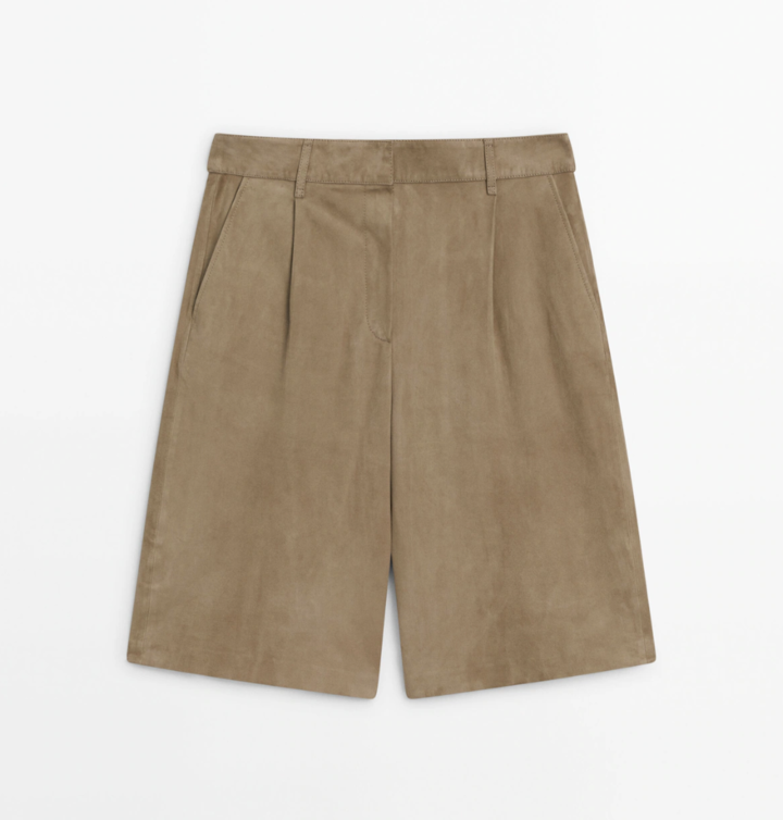 Bermudas de ante de Massimo Dutti