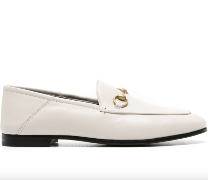 Mocasines blancos de Gucci