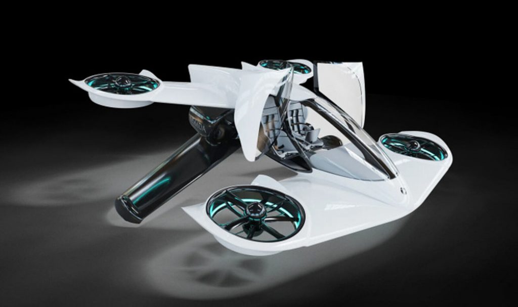 Motores coche volador