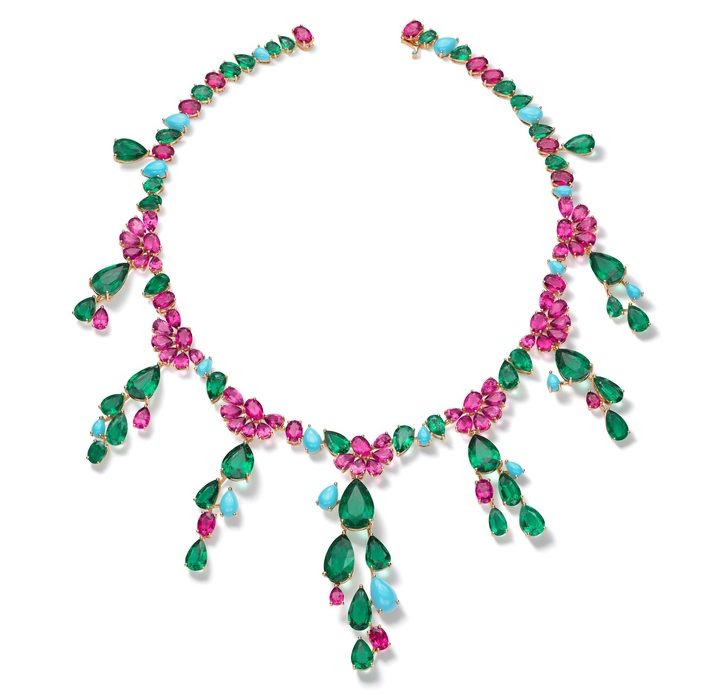 Collar esmeraldas