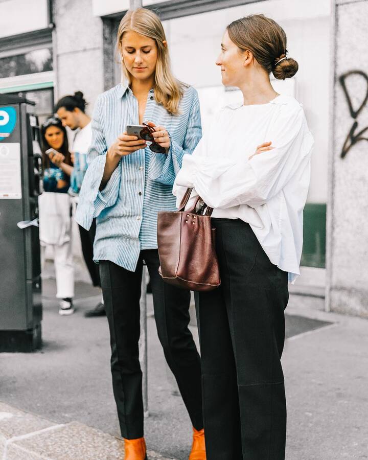 Azul claro, tendencia azul claro, street style