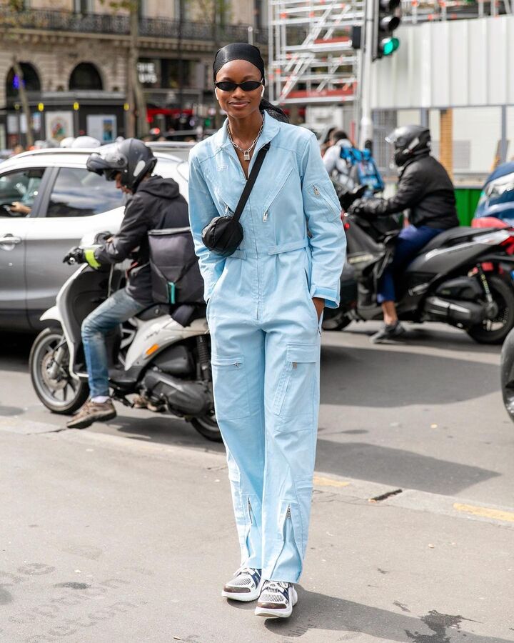 Azul claro, tendencia azul claro, street style