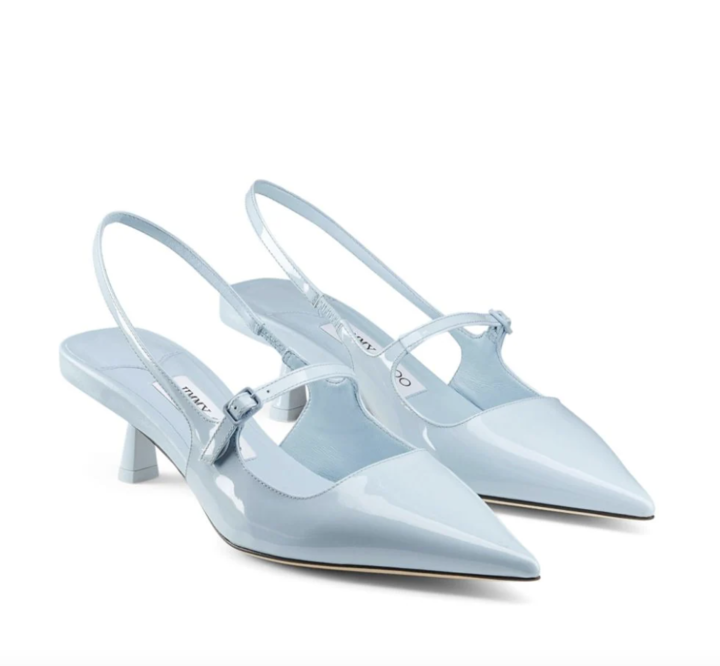 Zapatos azul claro, Jimmy Choo