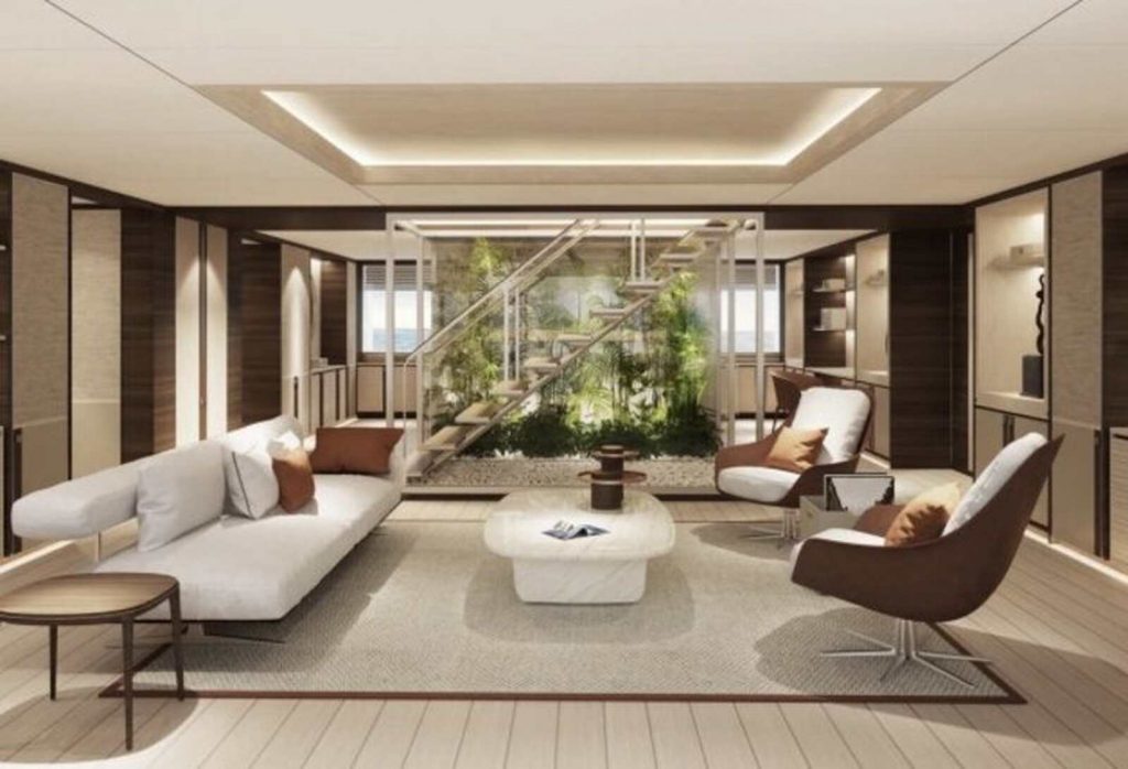 Sal&oacute;n interior AMancio Ortega