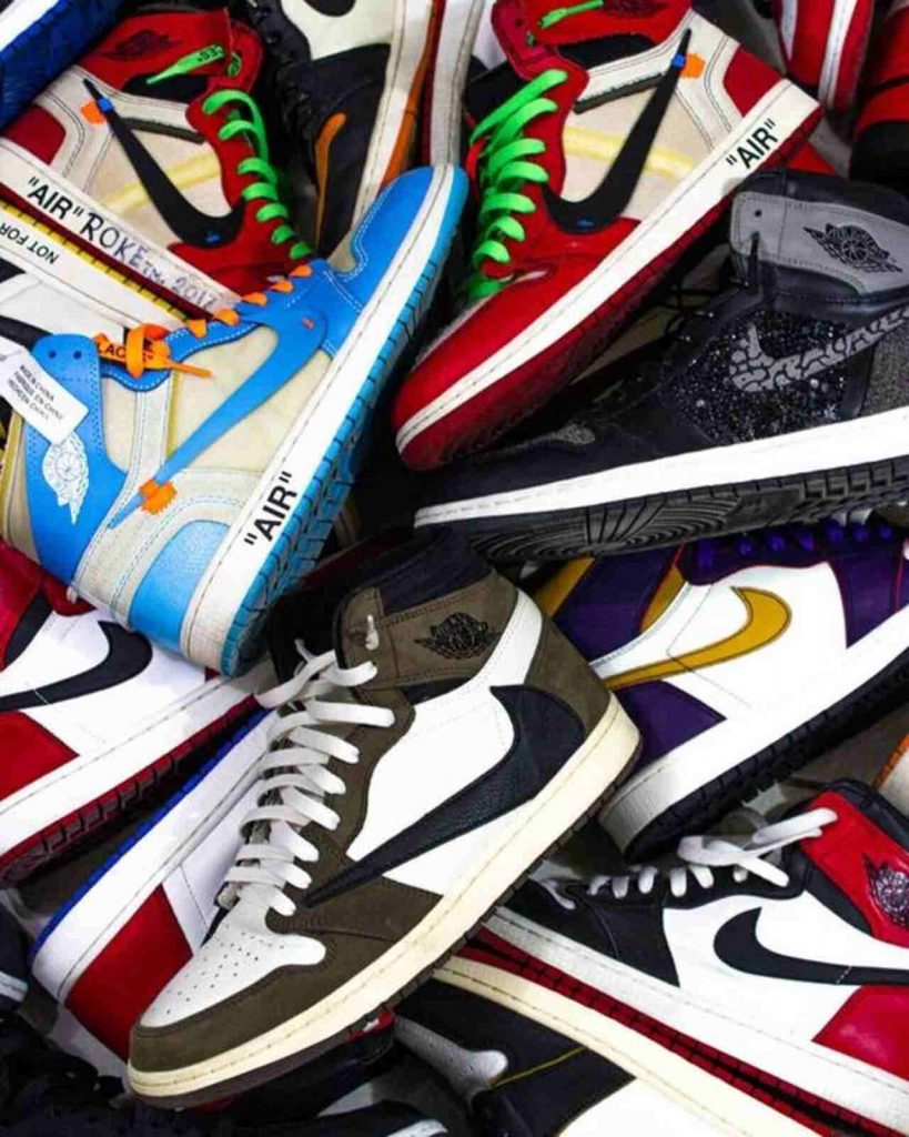collage de zapatillas