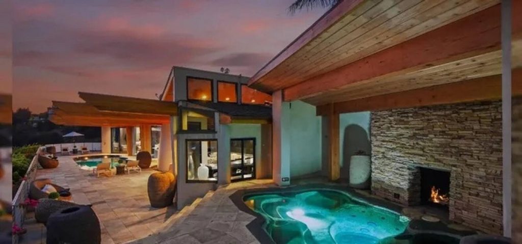 Piscina casa Christina Aguilera
