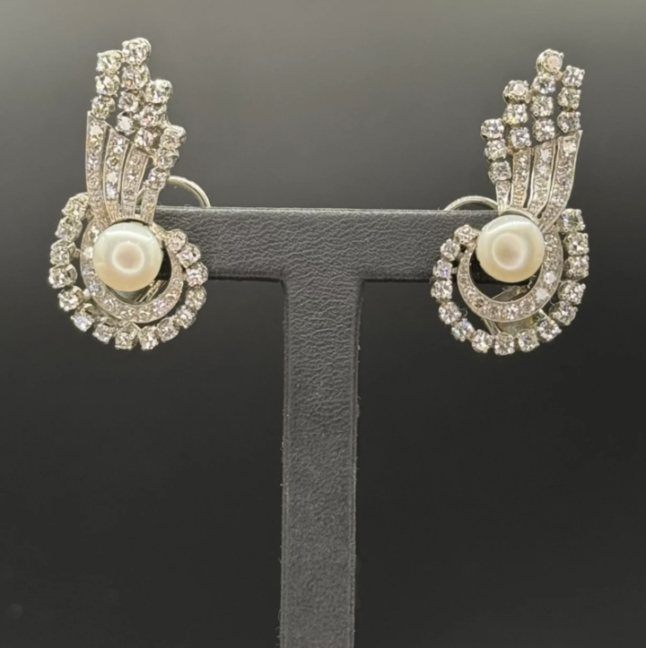 Pendientes vintage perlas, Del Páramo Vintage