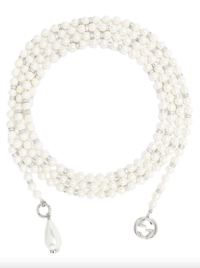 Collar perlas Gucci, Gucci