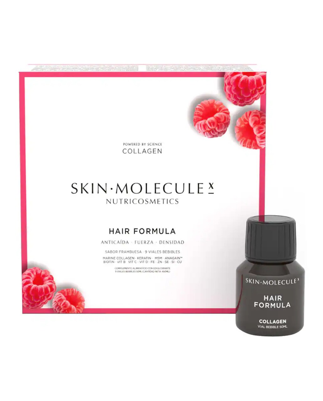 Hair Formula, Skin Molecule X, nutricosm&eacute;tica