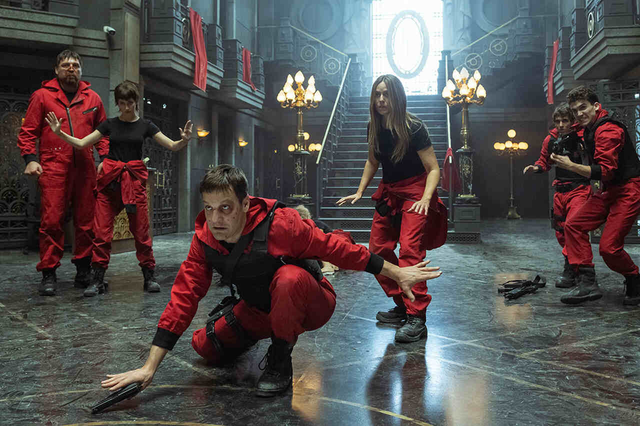 La casa de papel, Cine, Madrid