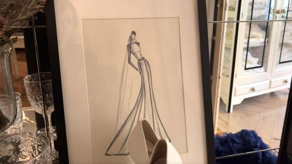 Boceto de Mar&iacute;a Barrag&aacute;n.