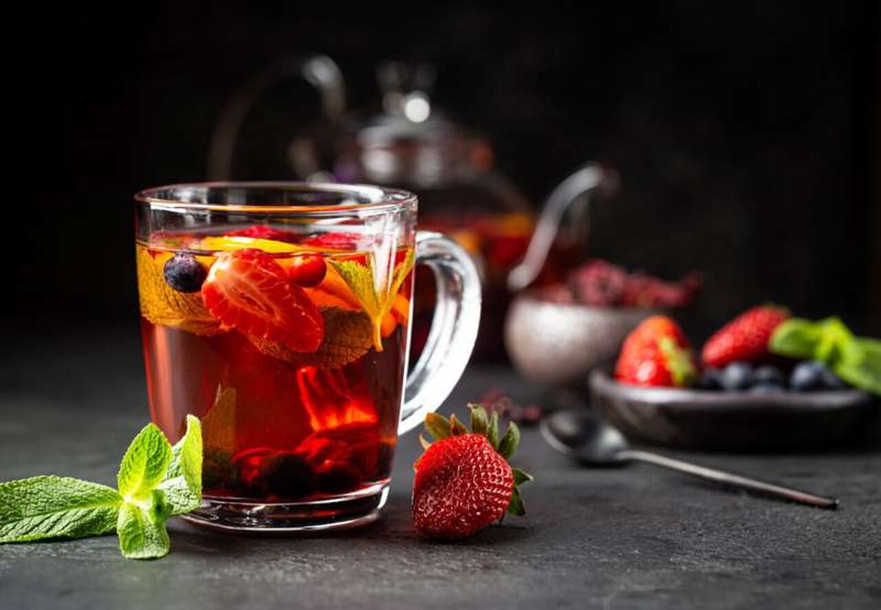 Frutos rojos, dieta, té, antioxidante